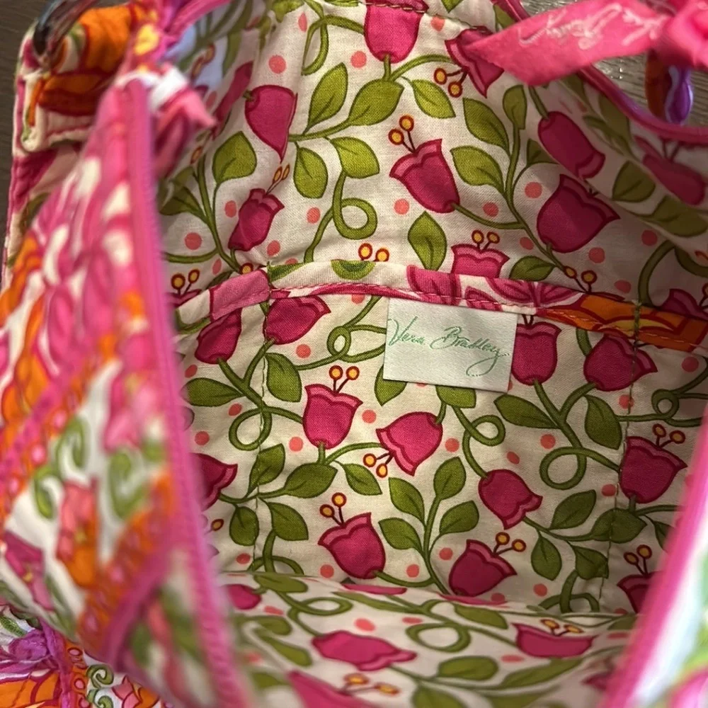 Vera Bradley Spring Floral Quilted Crossbody Bag - Picture 8 of 12